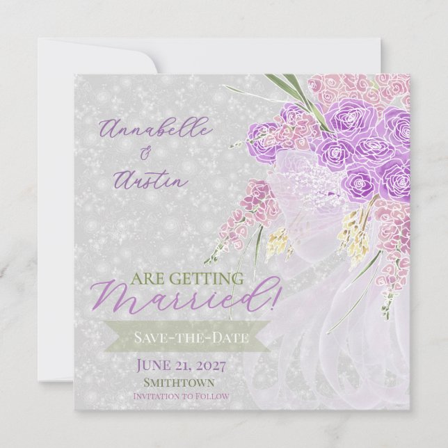 Reserve A Data Puerto Maderno arco transparente Bouquet   (Frente)