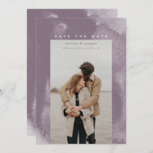 Purple Boho Watercolor Salvar a Data