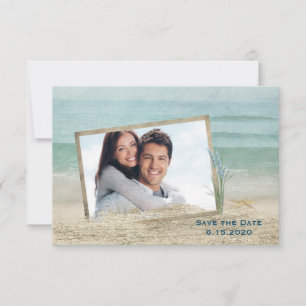 Reserve A Data quadro da foto na praia para economias a data