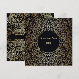 Reserve A Data Qualquer Evento Elegante Mandala Dourada