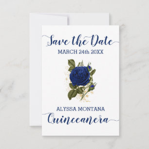 Reserve A Data Quinceanera Floral Royal Rosa
