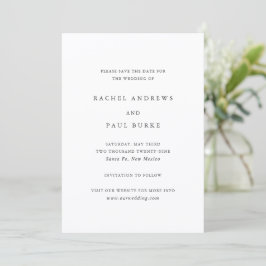 Reserve A Data Rachel Formal Elegant Wedding