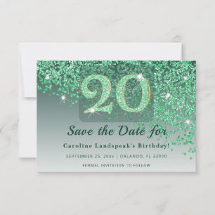 Reserve A Data Radiant 20º Aniversário Esmeralda Verde Congelado