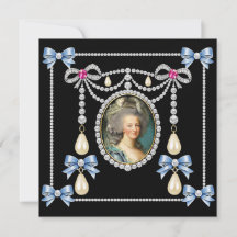 Rainha da França inspirada em Marie Antoinette em