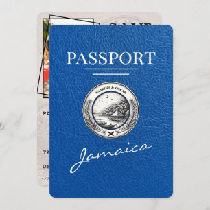 Reserve A Data Real Blue Jamaica Passport Salvar a data