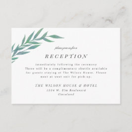 Reserve A Data Recepção de casamento De Ramificação Simples Azul