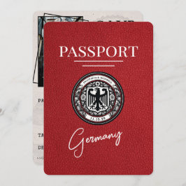 Reserve A Data Red Germany Passaporte Salvar Data