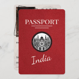 Reserve A Data Red India Passport Salvar a Data