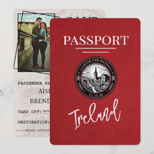 Reserve A Data Red Ireland Passaporte Salvar Data