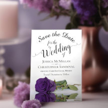 Refletindo Casamento Romântico Rosa Roxo Real