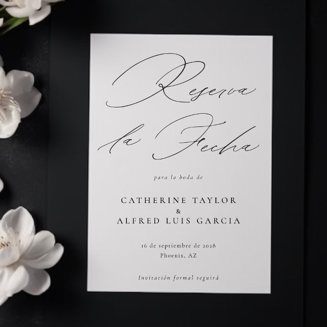 Reserve A Data Reserva La Fecha - Casamento Espanhol (Criador carregado)