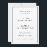 Reserve A Data Reserva La Fecha Elegante Espanhol Clássico<br><div class="desc">Reserva La Fecha Elegante Espanhol Clássico Salve a Data Cartão de Convite em espanhol</div>