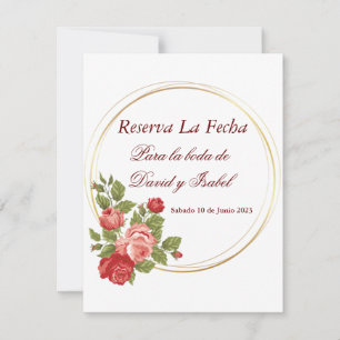 Reserve A Data Reserva La Fecha (Em Espanhol, Salvar A Data)