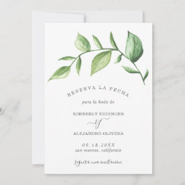 Reserve A Data Reserva La Fecha Rustic Elegant Greeneration Espan