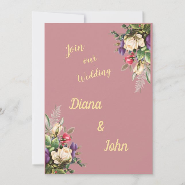 Reserve A Data Reserva La Fecha Simple modern invitation,  (Frente)