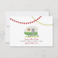 Retro Verde Trailer & Wedding Salvar Data