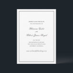 Reserve A Data Rhianna Traditional Wedding<br><div class="desc">O casamento estilo tradicional salva a data com um design simples e mínimo com seus nomes em um roteiro elegante e os detalhes do evento em uma fonte serif clássica.</div>