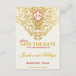 Reserve A Data Rico floresce Ouro Casamento Salve as Datas
