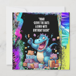 Reserve A Data "Roar Serve a Data: Uma Bacia de Aniversário Dino-