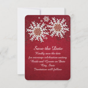 Reserve A Data Rochas Red Snowflakes Salve a data