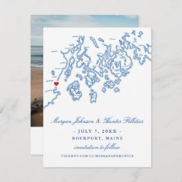 Reserve A Data Rockport Maine Photo Save Date - Penobscot Bay