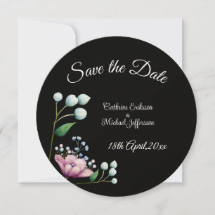 Reserve A Data Romance Botânico Suave De Casamento Floral Elegant