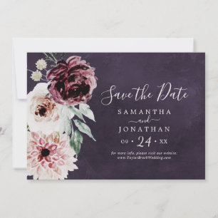 Reserve A Data Romance Floral Plum Horizontal