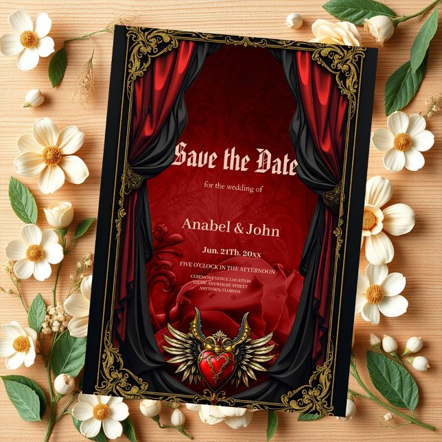 Reserve A Data Romance Gótico, o coração da paixão. (Criador carregado)