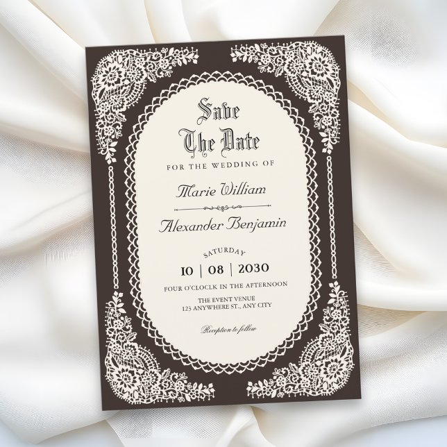 Reserve A Data Romance sombrio renda vitoriana (Criador carregado)