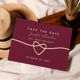 Reserve A Data Romantic Gold and Burgundy Wedding
