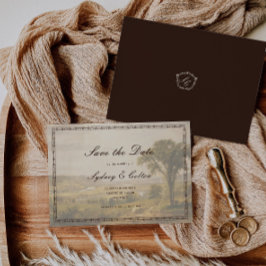 Reserve A Data Romantic Western Ranch Wedding Save The Date