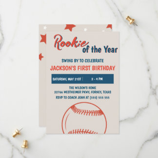 Reserve A Data Rookie da Festa de aniversário de Beisebol do Ano