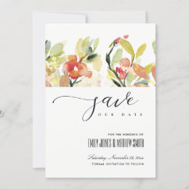 RESERVE A DATA ROSA ÁGUA-ROSA BEGE FLORAL SALVE O CALENDÁRIO