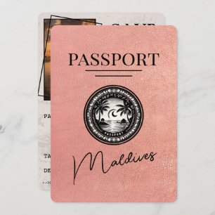 Reserve A Data Rosa Dourado Maldives Passport Salvar Data