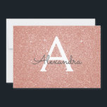 Reserve A Data Rosa Dourado Sparkle Glitter Sweet 16 Salve a data<br><div class="desc">Rosa Dourado - brilhante brilho cor-de-rosa brilhante Doce dezesseis monogramas e Festa de aniversário inicial Guarde a data de convite. Este convite é perfeito para a Festa de aniversário Rosa Dourada Sparkle Glitter Sweet 16 que está a tentar comemorar em Rosa Rosa Rosa Rosa Rosa Dourada.</div>