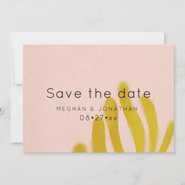 Reserve A Data Rosa e amarelo | Foto (Frente)