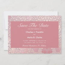 Rosa Floral Prateado Vintage Pastel 