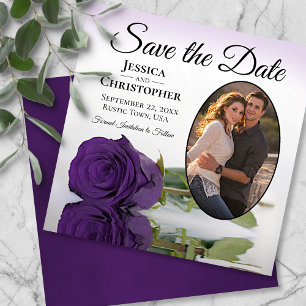 Reserve A Data Rosa Real Elegante com Casamento de Foto Oval