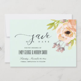 RESERVE A DATA ROSA ROMÂNTICO BEGE ROSA-ROXO AZUL CELESTE FLORAL