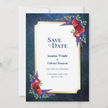 Rosa vermelha Elegante com Casamento Dourado de Fr
