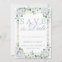 Rosas Elegantes & Casamento Floral de Borda Pratea