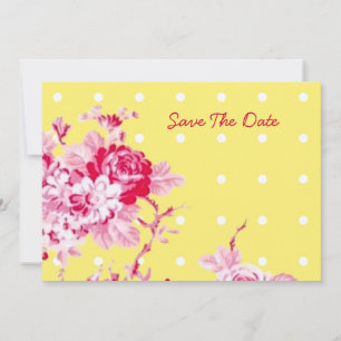 Reserve A Data Rosas Rosa Em Amarelo Salvem A Data