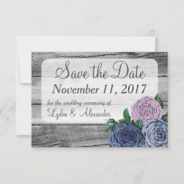 Reserve A Data Rosas Rustic Country Casamento Salvar Data
