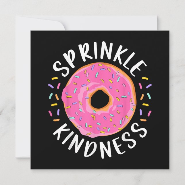 Reserve A Data Rosquinha Sprinkle Kindness Meninas Engraçadas Mul (Frente)