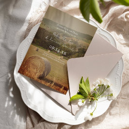 Reserve A Data Round Hay Bales Fazenda Casamento Salve a Data