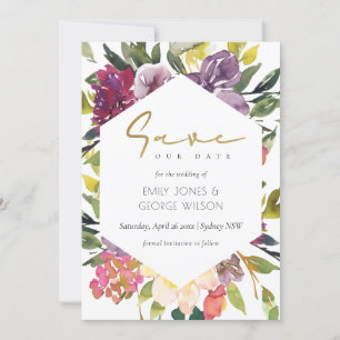 RESERVE A DATA ROXO BORGONHÊS ROSA LIMA VERDE FLORAL