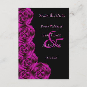 Reserve A Data Roxo-Roxo Rosa Preto Guarda A Data