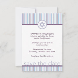 Reserve A Data Roxo Stripes Bat Mitzvah Salvar a Data