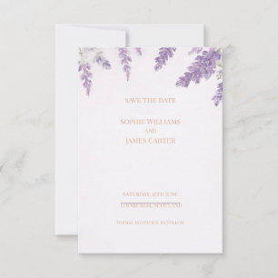 Reserve A Data Roxo Wisteria Lavanda Casamento Escocês