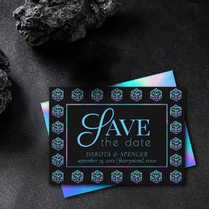 Reserve A Data RPG Dice   Holo Fantasy Retro Tabletop PnP Gamer